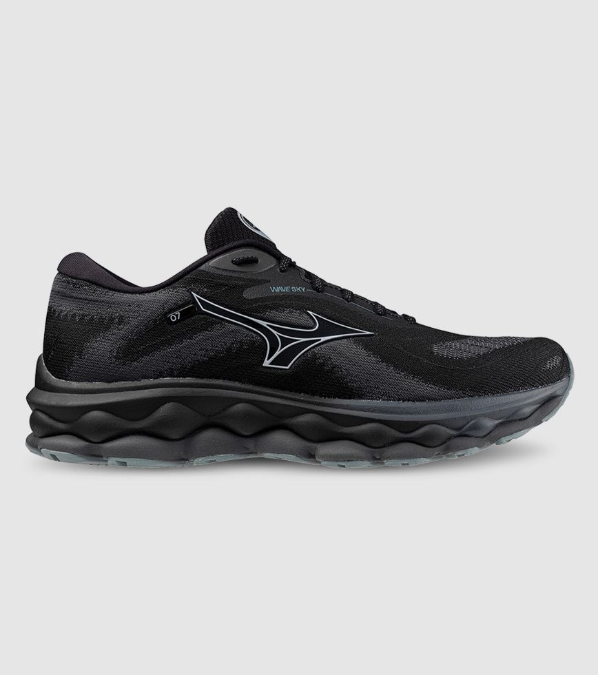 kaia1977 Mizuno Men's Wave Sky 7 2E - Black/Nickel/Ebony – Key Power Sports