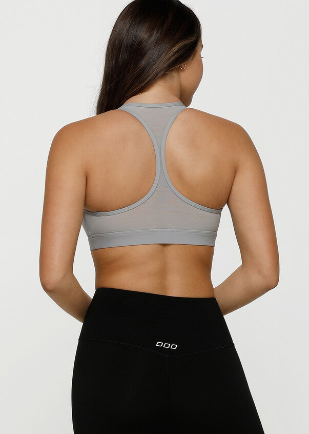 Lorna Jane Skinny Iconic Comfort Sports Bra - Nu Grey