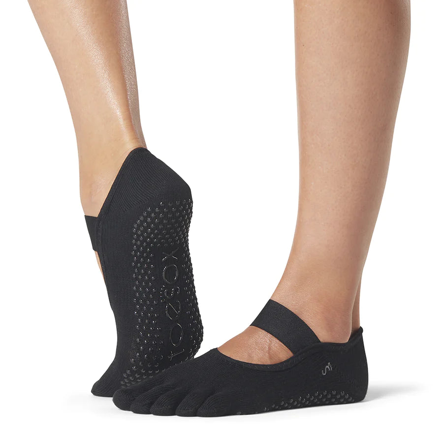 TOESOX Grip Full Toe Mia - Black