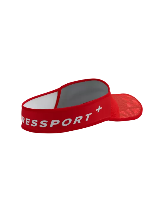 Compressport Spiderweb Ultralight Visor - Core Red/White