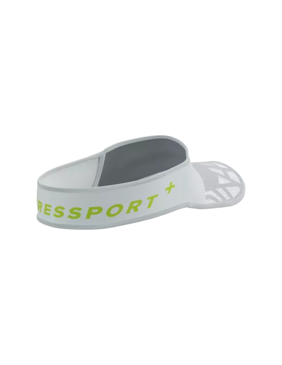Compressport Spiderweb Ultralight Visor - White/Safety Yellow