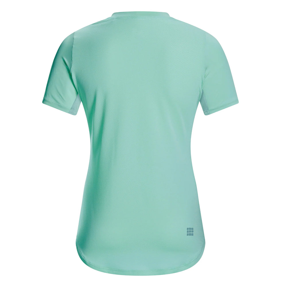 CEP Women's The Run Shirt Round Neck Short Sleeve v5 - Light Blue