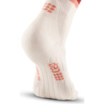 CEP Women's The Run Socks Tall v4 - Red/Off White