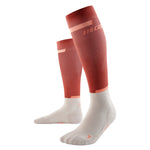 CEP Women's The Run Socks Tall v4 - Red/Off White