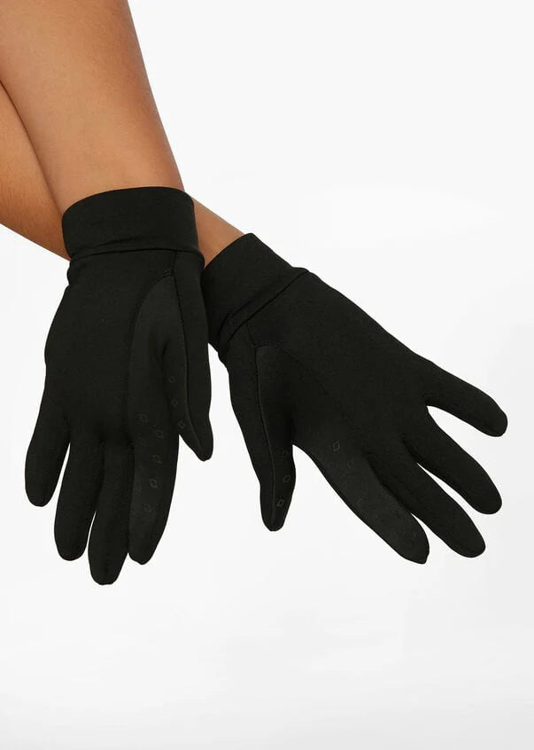 Lorna Jane Thermal Running Gloves Black Key Power Sports Singapore
