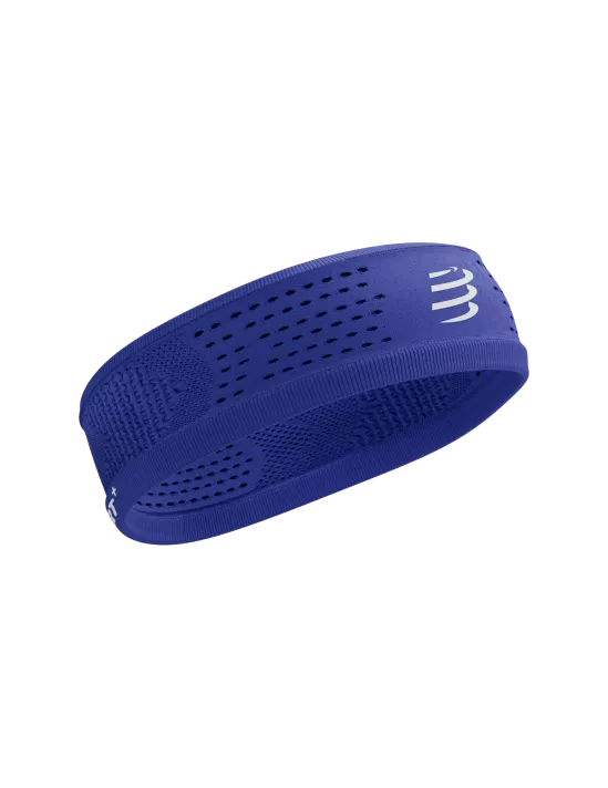 Compressport Unisex's Thin Headband On/Off - Dazz Blue