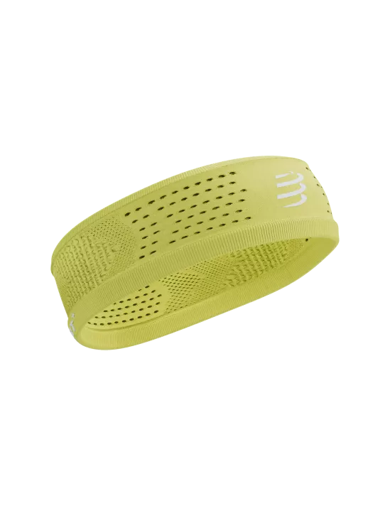 Compressport Unisex's Thin Headband On/Off - Green Sheen
