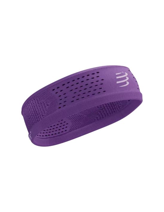 Compressport Unisex's Thin Headband On/Off - Lilac