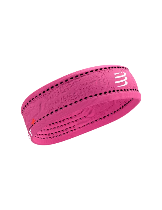 Compressport Unisex's Thin Headband On/Off - Magenta