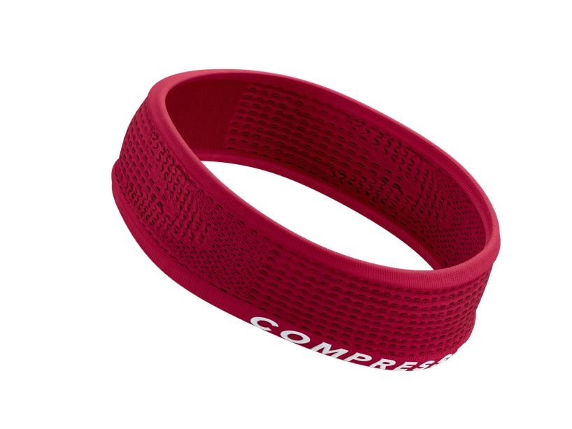 Compressport Unisex Thin Headband ON/OFF - Persian Red