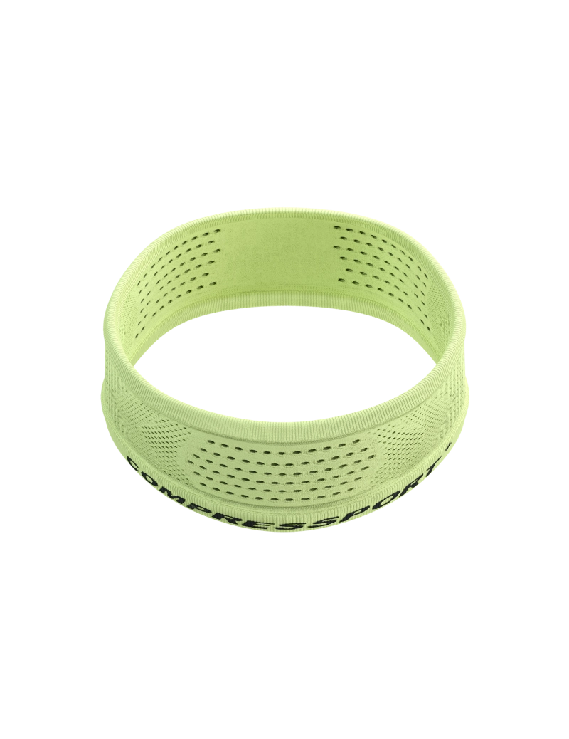 Compressport Unisex's Thin Headband On/Off - Shadow Lime