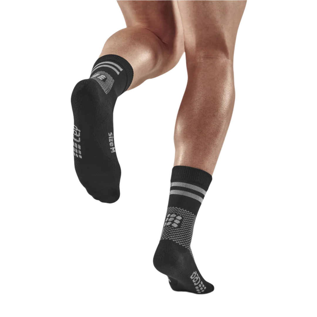 CEP Unisex's Training Socks Mid-Cut - Black