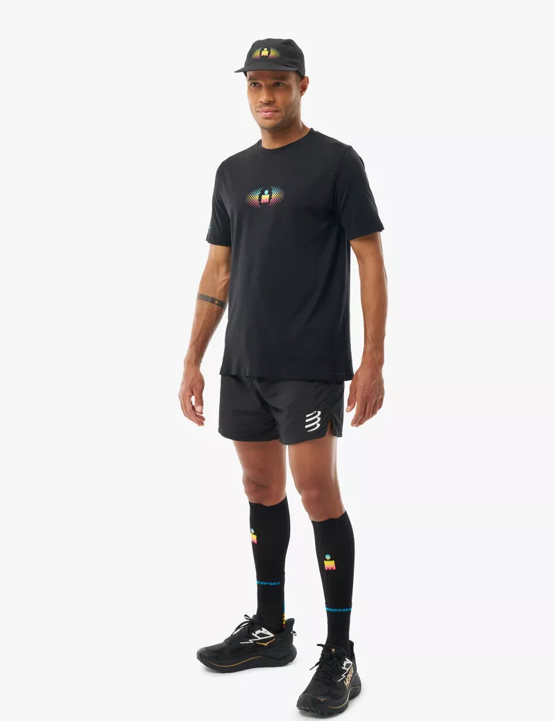 Compressport Men's Training SS Tshirt Ironman 2026 L2 - Black