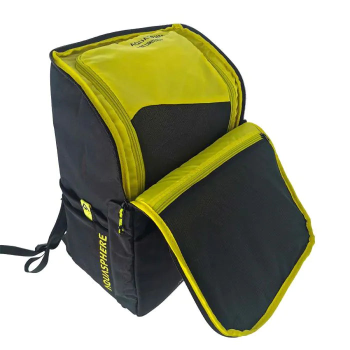 Aqua Sphere Transition Backpack:Black Bright Yellow