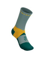 Compressport Unisex's Ultra Trail Socks v2.0 - Slate Grey/Saffron