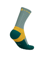 Compressport Unisex's Ultra Trail Socks v2.0 - Slate Grey/Saffron