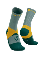 Compressport Unisex's Ultra Trail Socks v2.0 - Slate Grey/Saffron