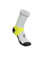 Compressport Unisex's Ultra Trail Sock v2.0 - White/Safe Yellow