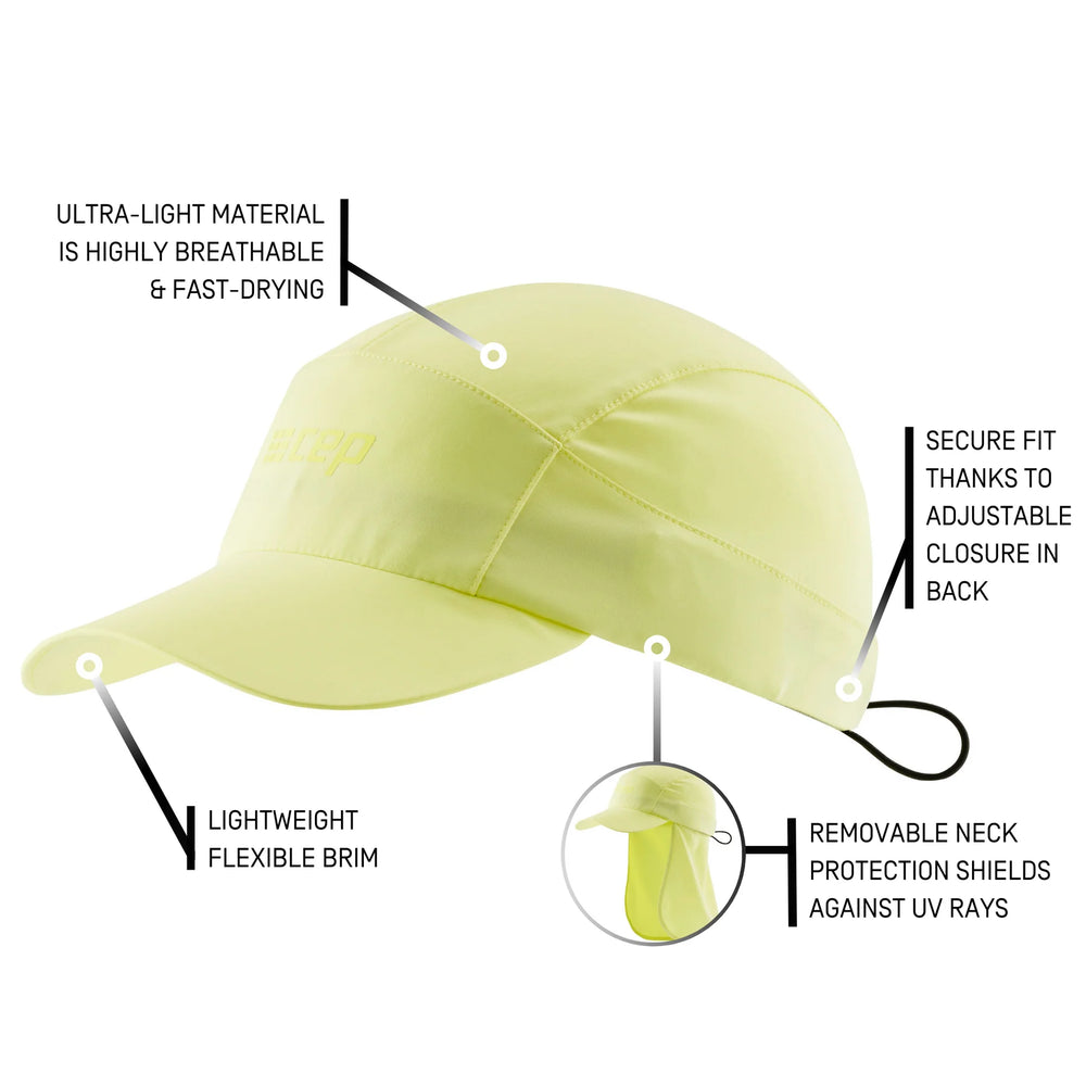 CEP Unisex's Ultralight Cap - Lime