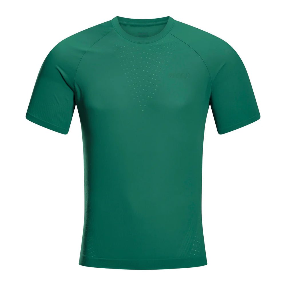 CEP Men's Ultralight Seamless Shirt Short Sleeve v2 - Green