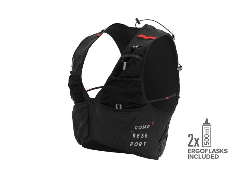 COMPRESSPORT Unisex's UltRun S Pack Evo 15 - Black