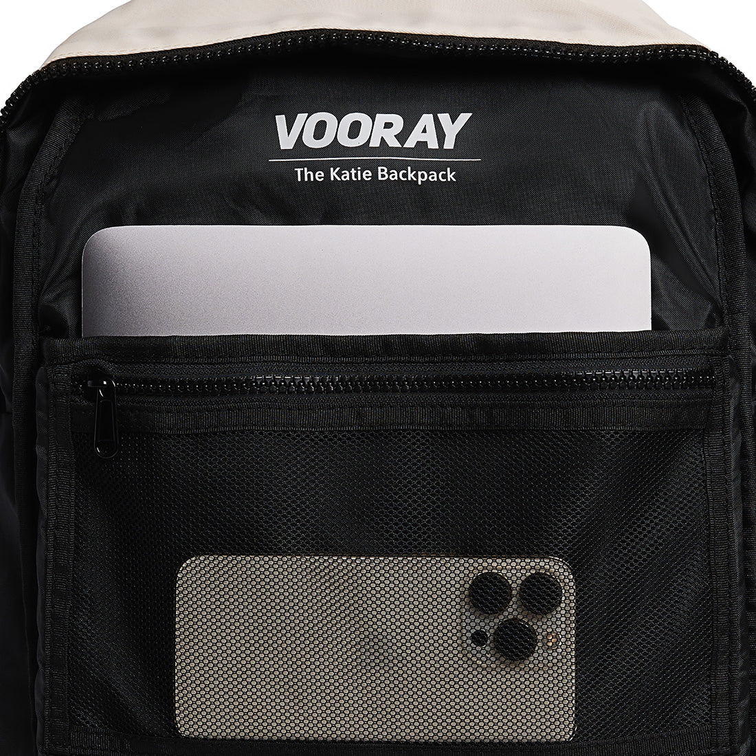 VOORAY Katie Backpack - Camel Color Block