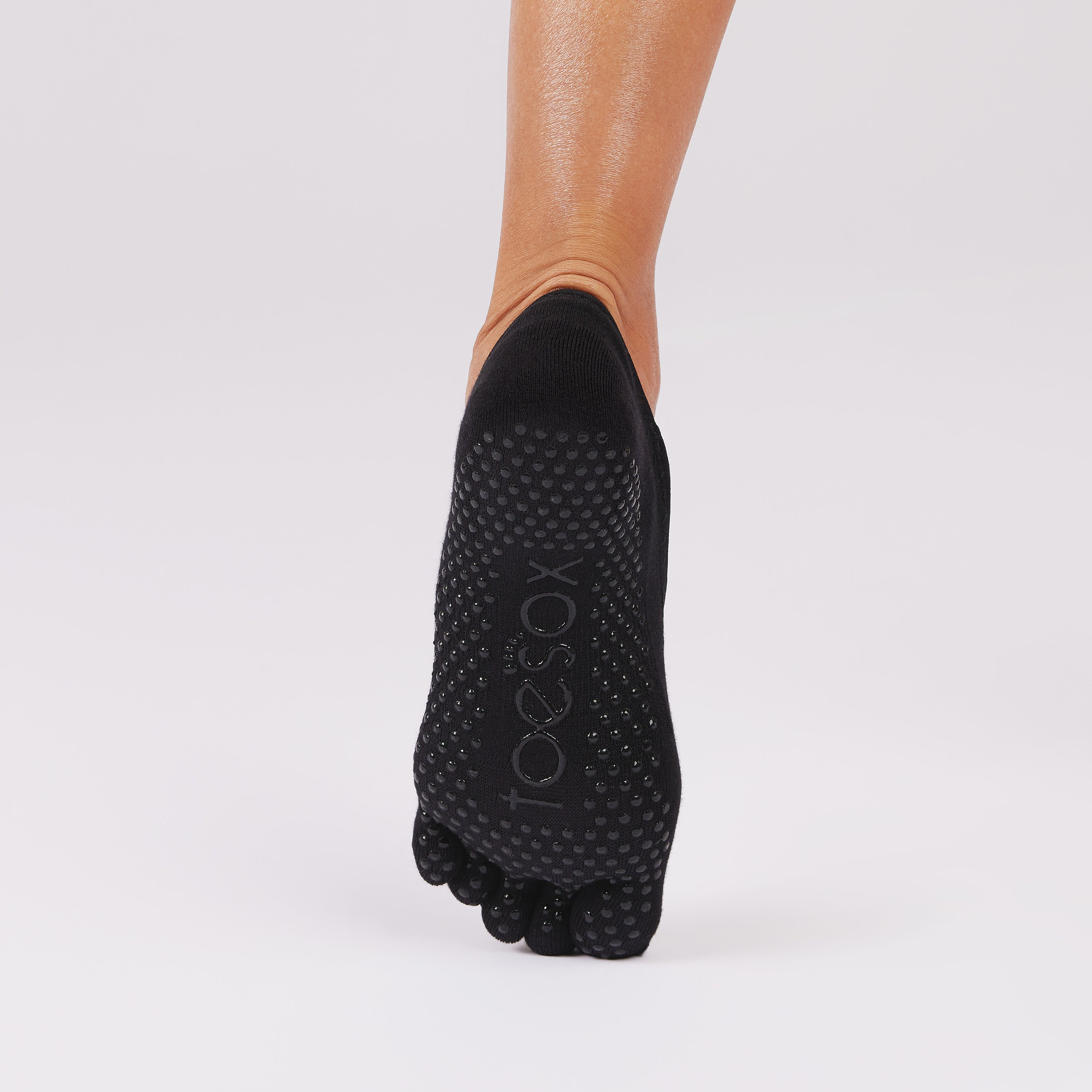 TOESOX Full Toe Ultra Fine Knit Ivy - Mirage Stripe