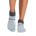 TOESOX Grip Full Toe Low Rise - Peaks