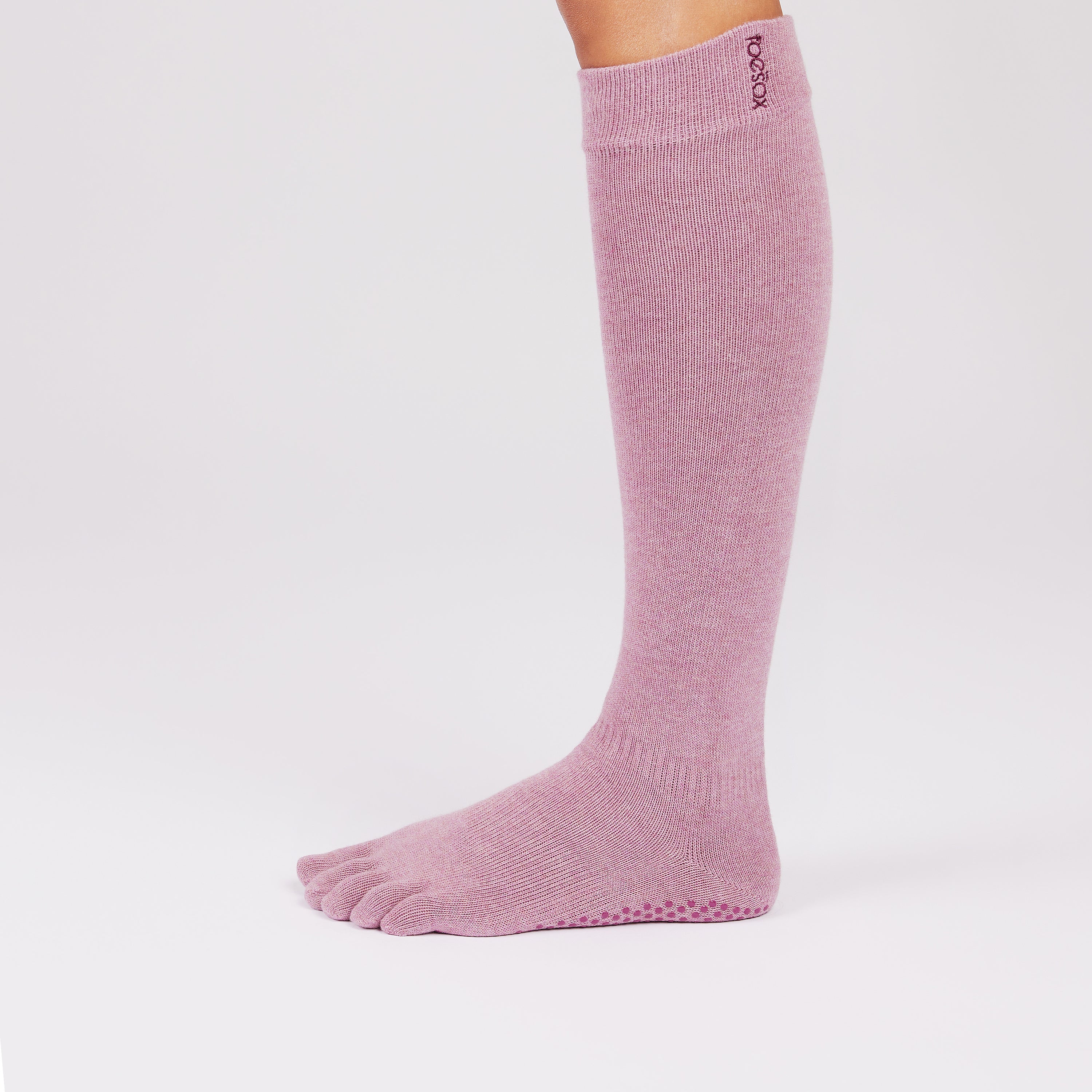 TOESOX Full Toe Scrunch - Wineberry Heather