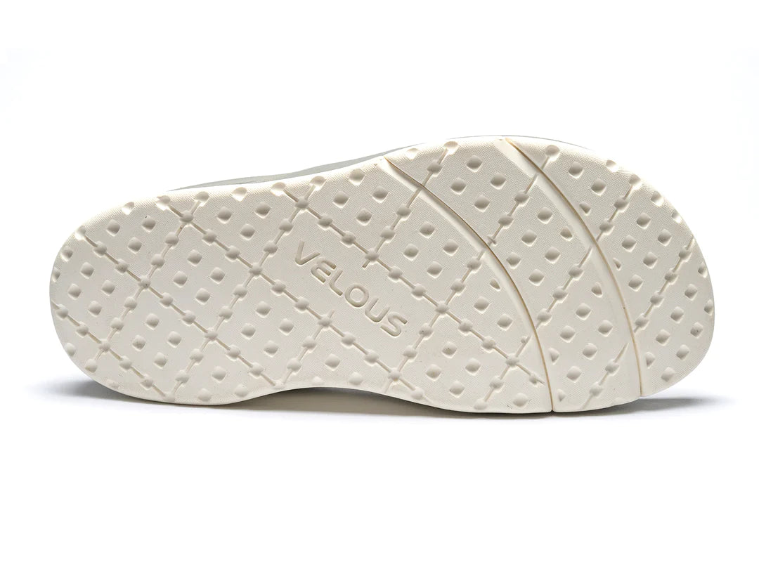 VELOUS Unisex's Laguna Slide - Light Gray/White