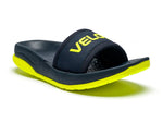 VELOUS Unisex's Laguna Slide - Navy/Neon Yellow
