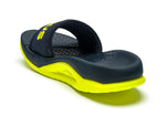 VELOUS Unisex's Laguna Slide - Navy/Neon Yellow
