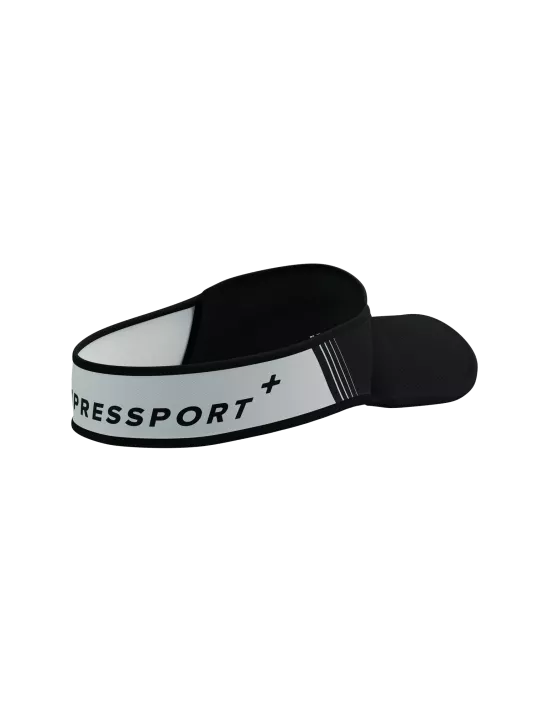 Compressport Unisex's Visor Ultralight - Black/White