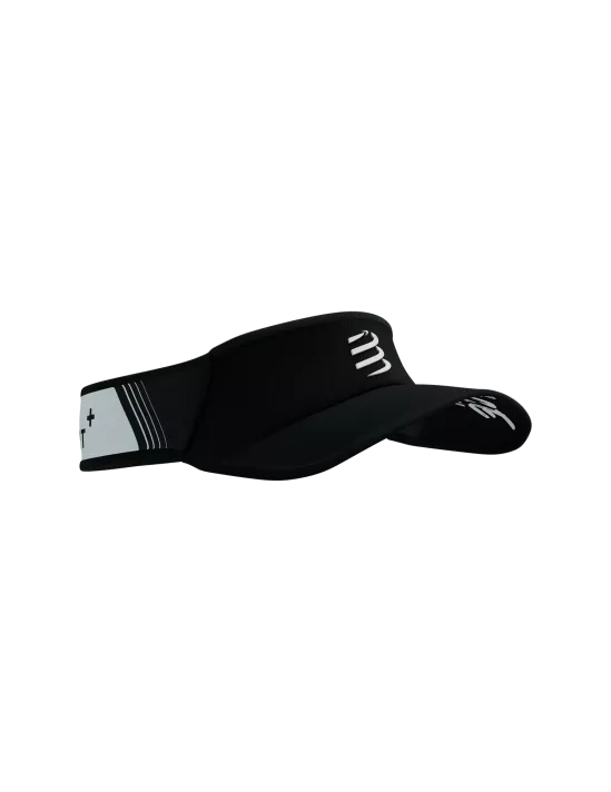 Compressport Unisex's Visor Ultralight - Black/White