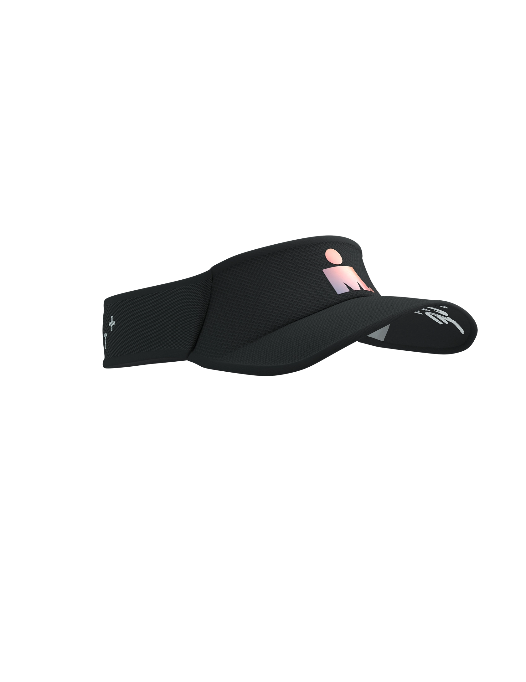 Compressport Unisex's Visor Ultralight - Black (Ironman 2025)