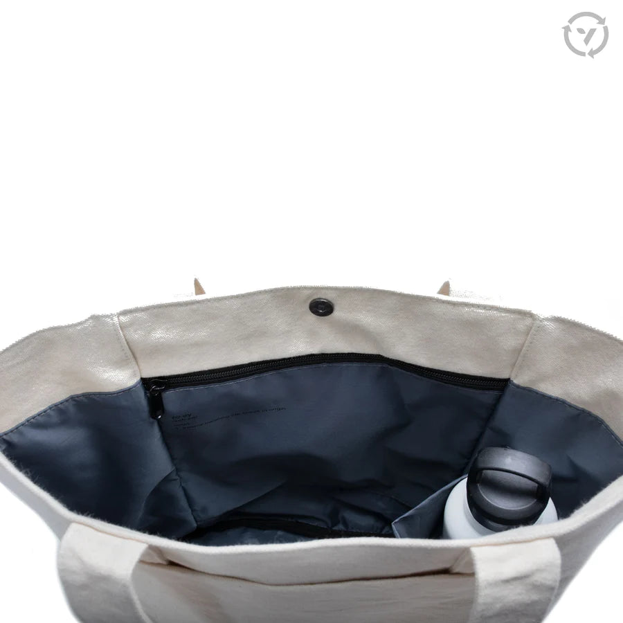 VOORAY Zoey Tote - Natural Cotton