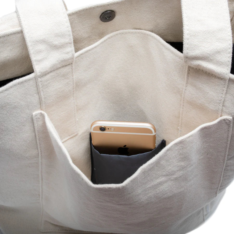 VOORAY Zoey Tote - Natural Cotton