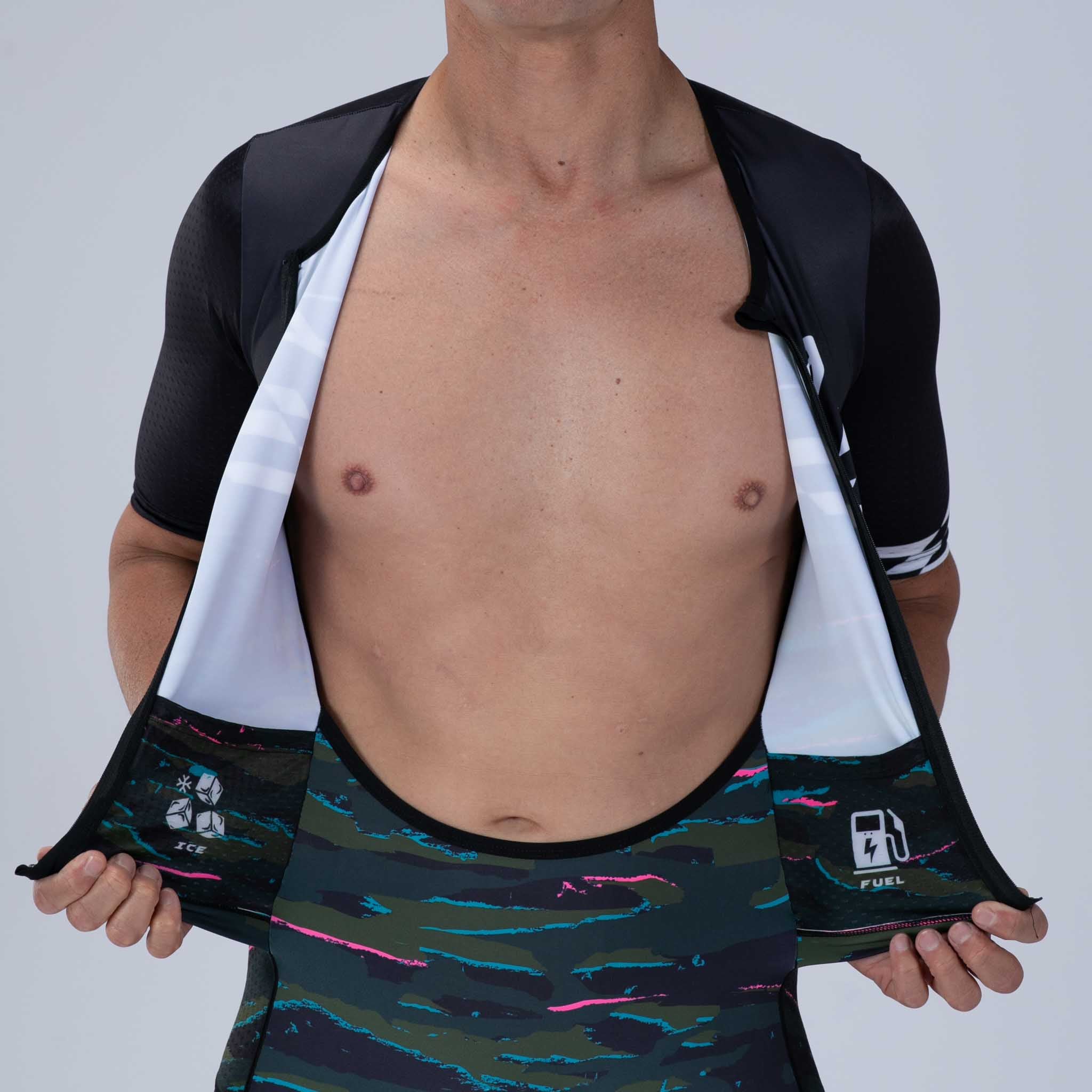 ZOOT Men's Ltd Tri Aero Full Zip Racesuit - Cali Camo