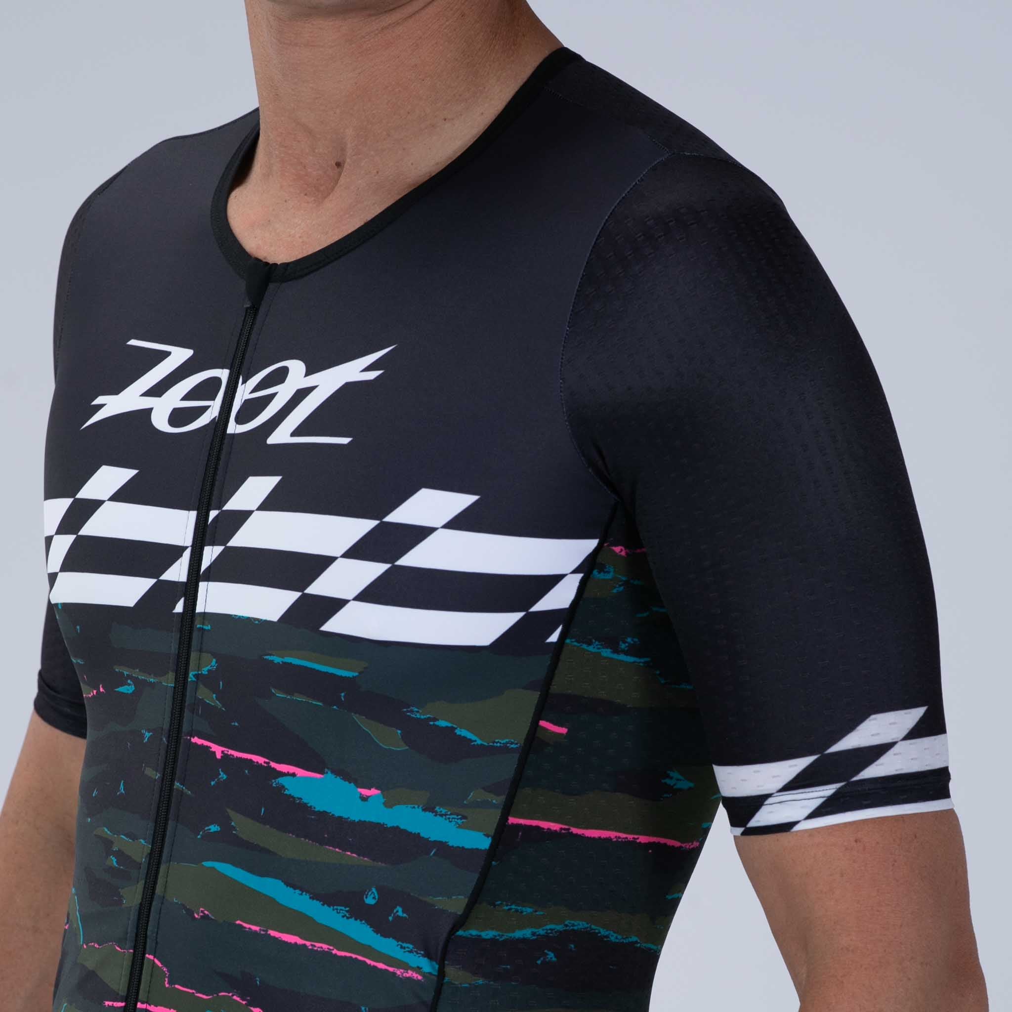 ZOOT Men's Ltd Tri Aero Full Zip Racesuit - Cali Camo