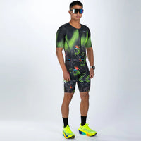 ZOOT Men's Tri AERO FZ Racesuit - Tropical Magic