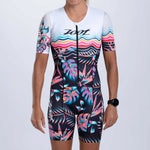 ZOOT Women's Ltd Tri Aero Full Zip Racesuit - KOA TROPICAL