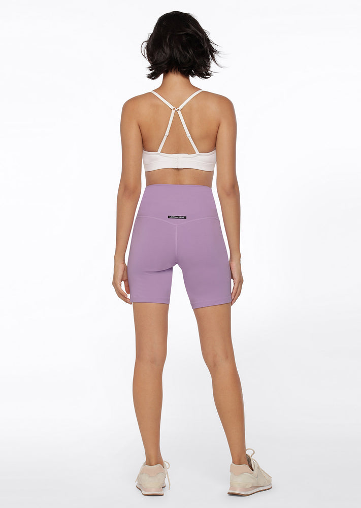 Lorna Jane Weekender Lounge Bike Short - Soft Lilac