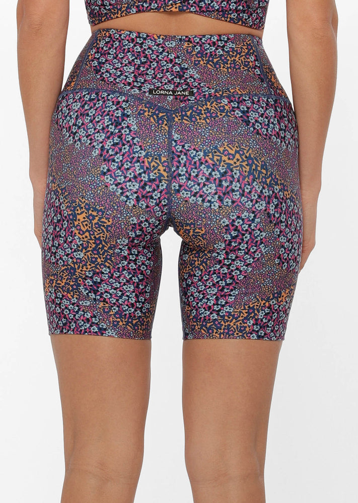 Lorna Jane Midnight Ditsy Bike Short - Midnight Ditsy Print