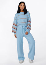 Lorna Jane Merino Cropped Stripe Knit - Leisure Stripe