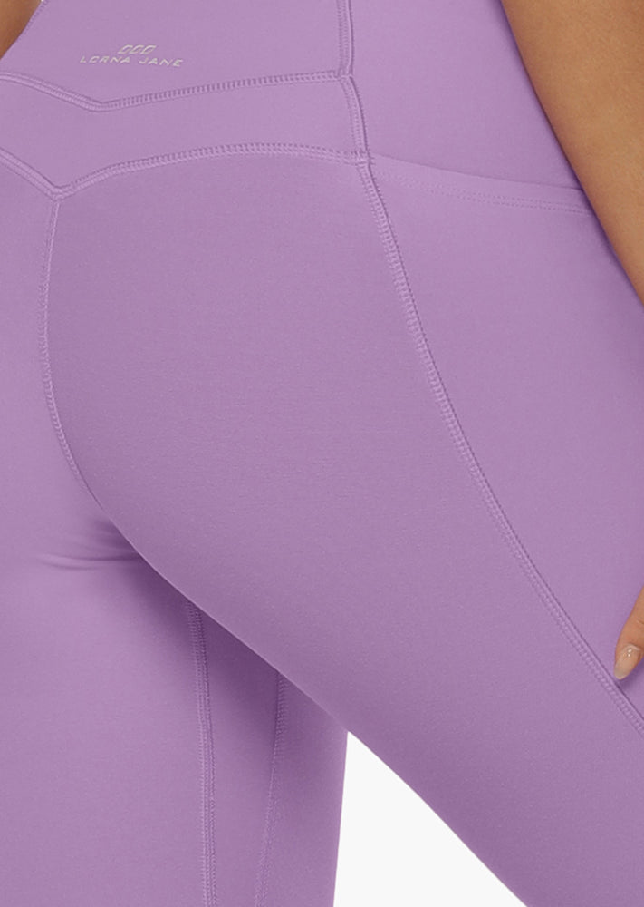 Lorna Jane Ultimate Excel Ankle Biter Leggings - Lilac Buzz
