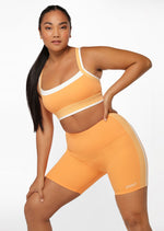 Lorna Jane Mango Splice No Ride Bike Short - Golden Hour