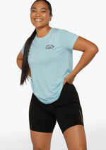 Lorna Jane Lotus T-Shirt - Blue Sky