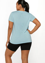 Lorna Jane Lotus T-Shirt - Blue Sky