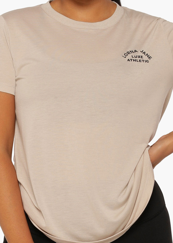 Lorna Jane Lotus T-Shirt - Off White