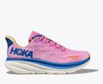 HOKA Women's Clifton 9 Wide - Cyclamen/Sweet Lilac